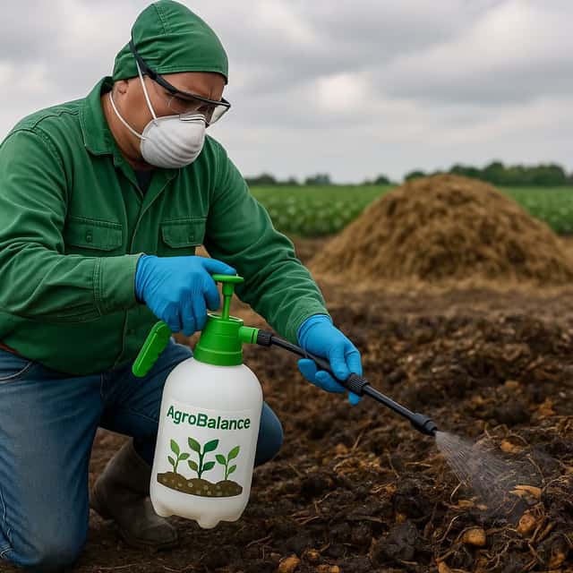 Agro Balance - aplicación en uso